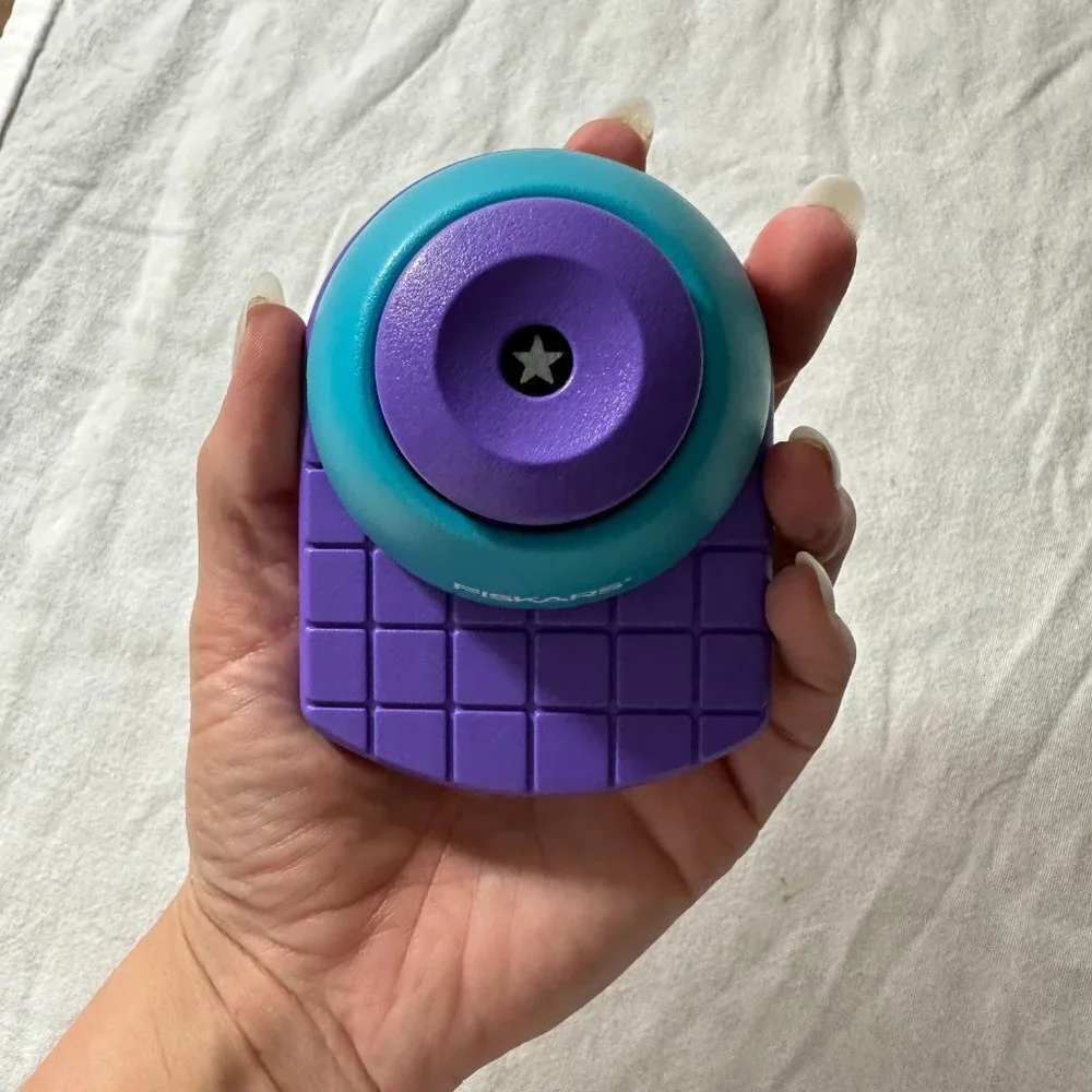 Paper Press and Punch Interchangeable Base with Star Punch
